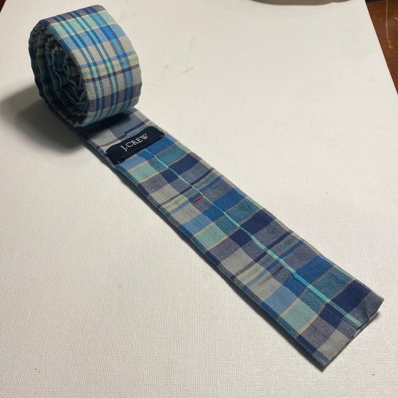 Mens plaid J.Crew tie - Picture 3 of 10